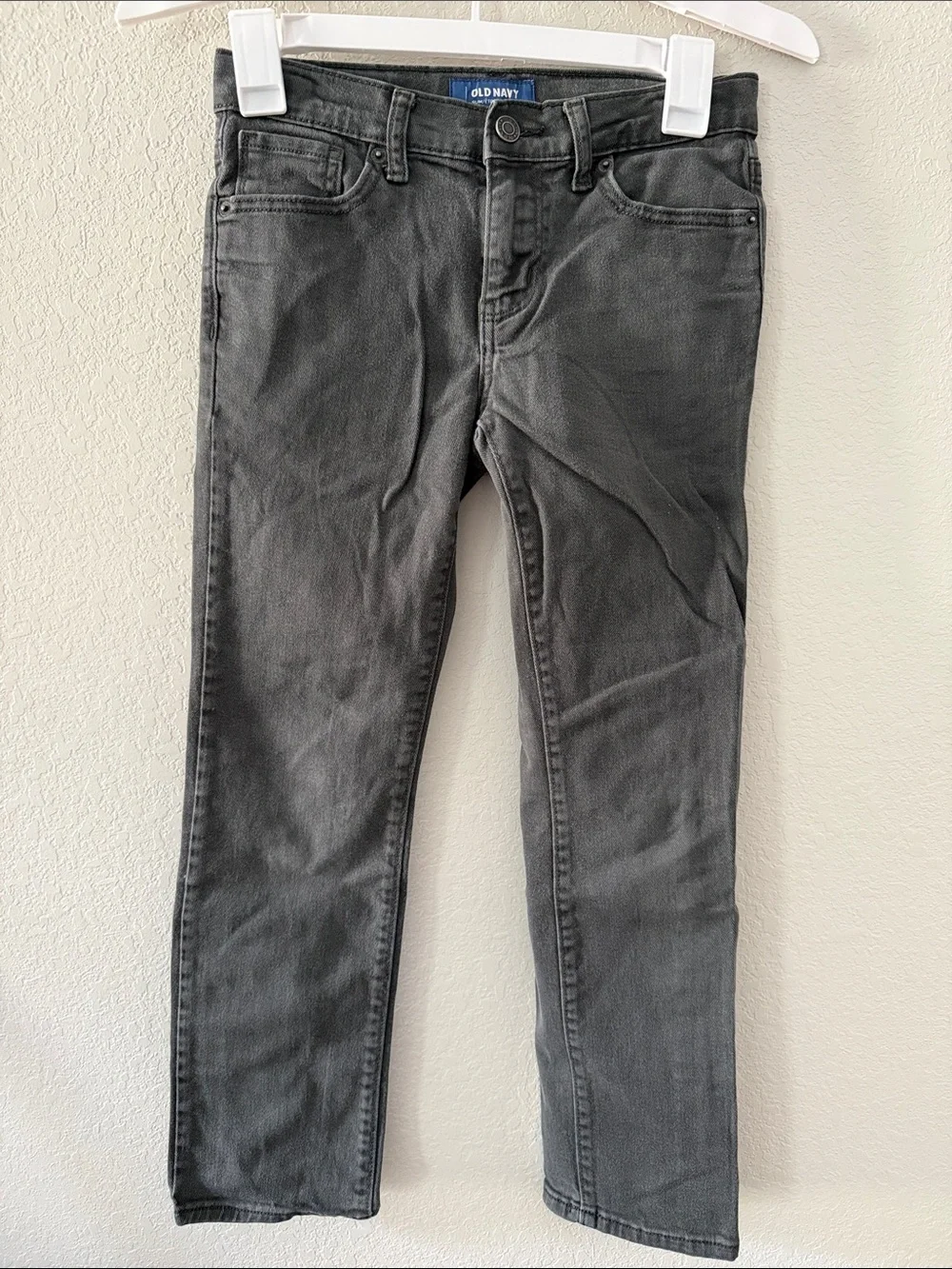 Old Navy Kids Gray Straight-Leg Jeans